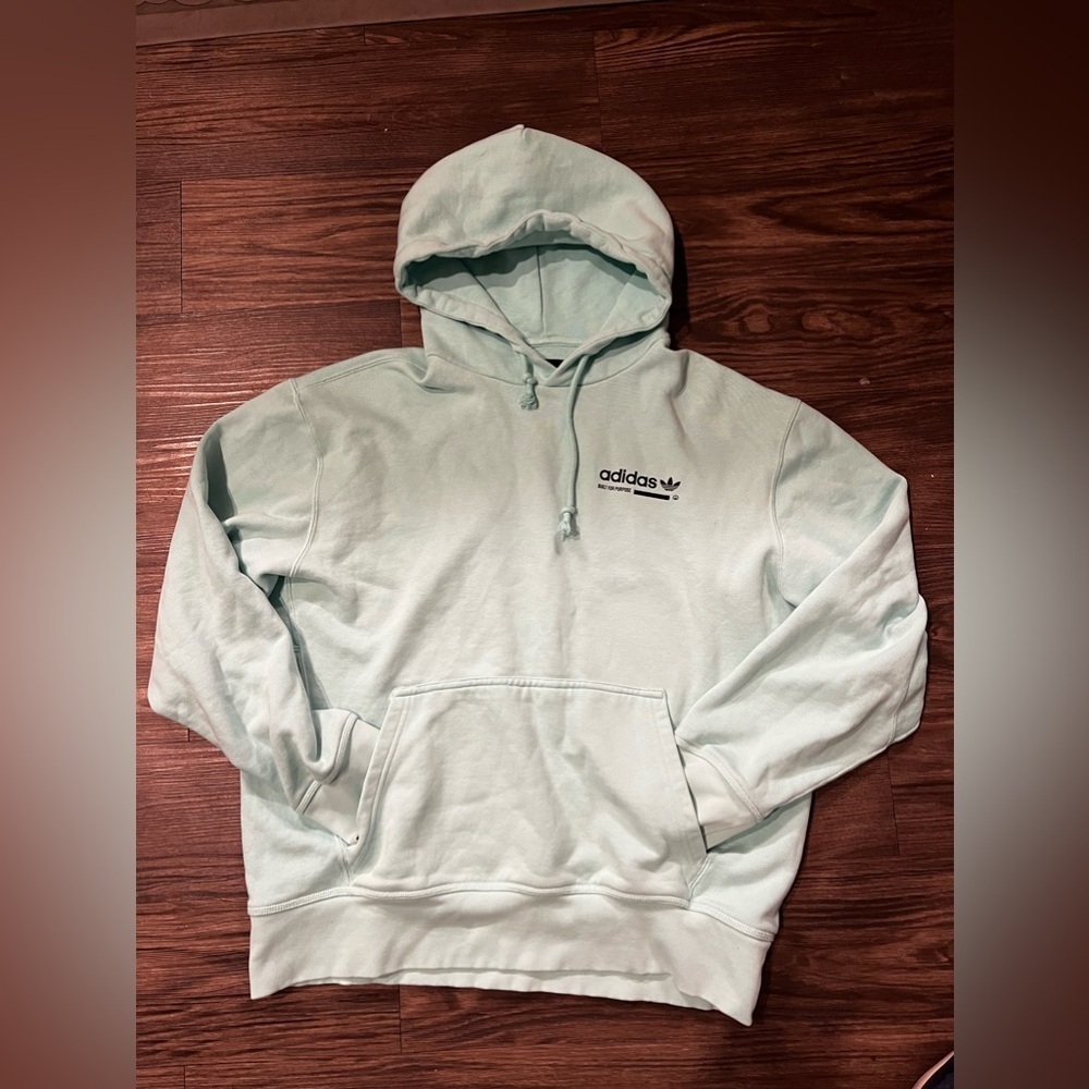 Teal Adidas Built for Purpose Hoodie M - Picture 2 of 6